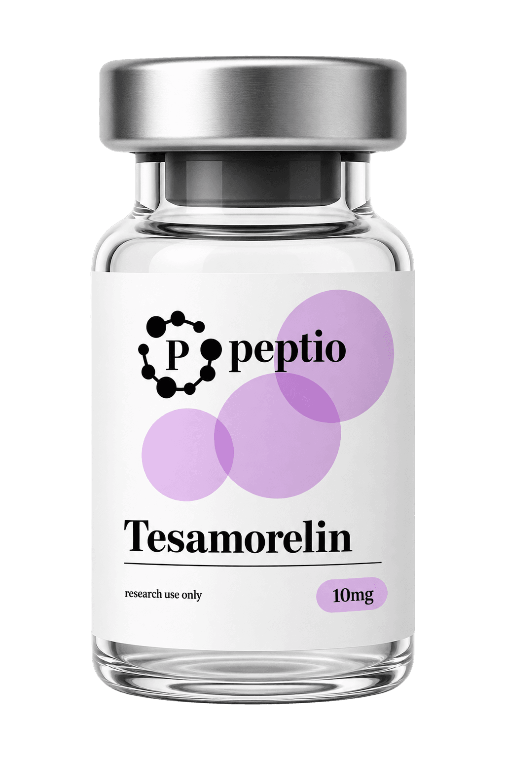 Tesamorelin vial, view 1